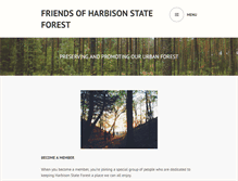 Tablet Screenshot of friendsofhsf.org